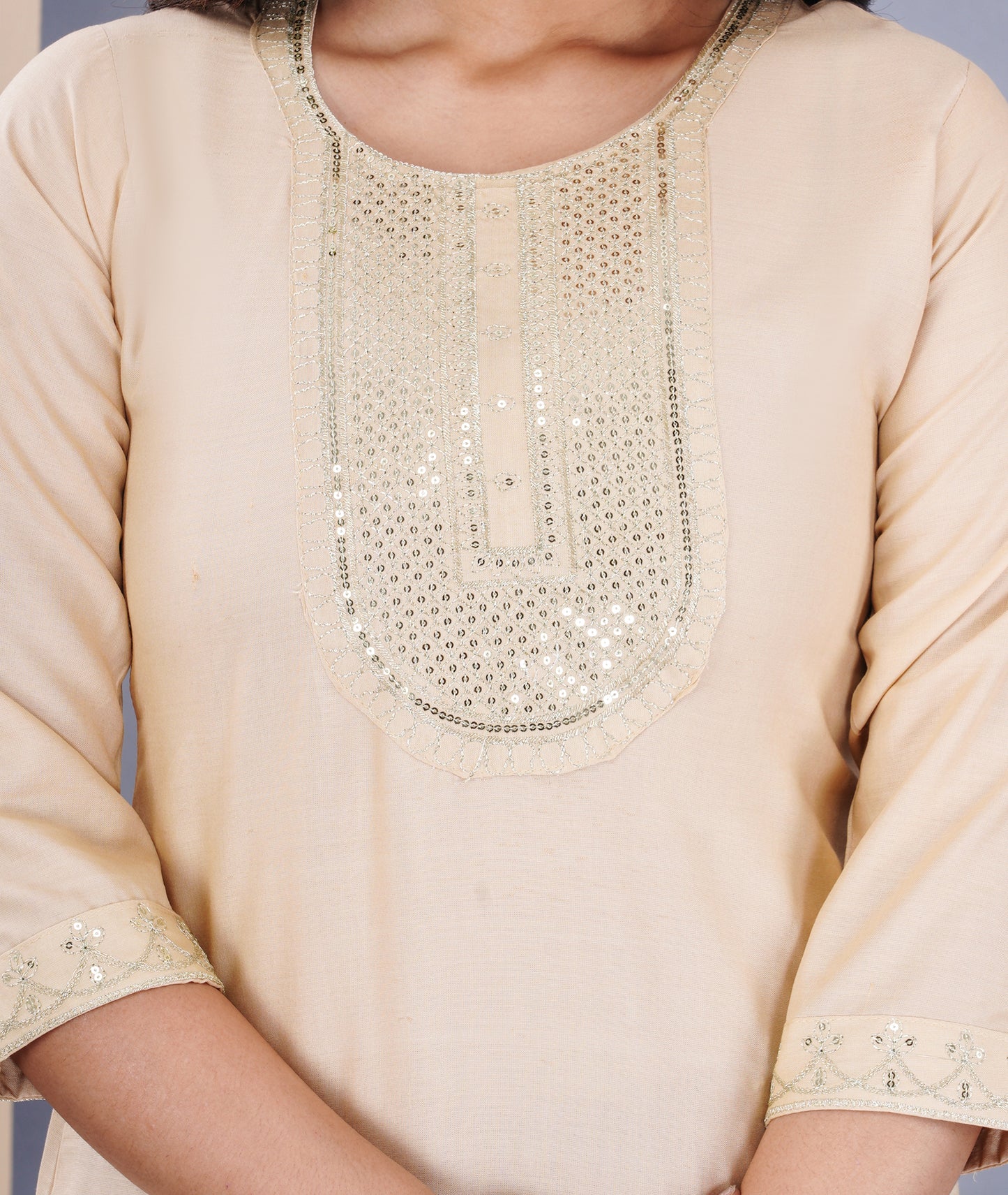 Rayon viscose embroidery kurti