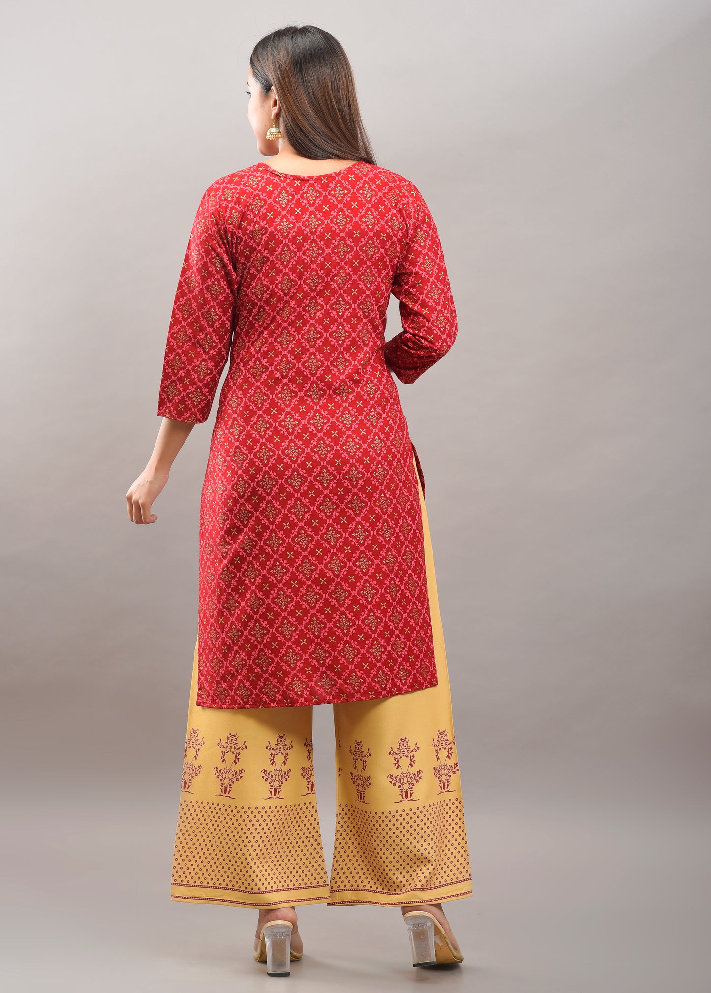 Printed Rayon viscose kurta pant set (prints)