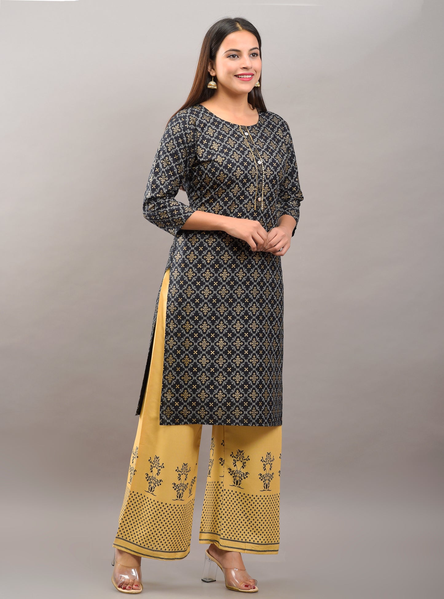 Printed Rayon viscose kurta pant set (prints)
