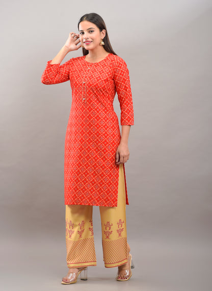 Printed Rayon viscose kurta pant set (prints)