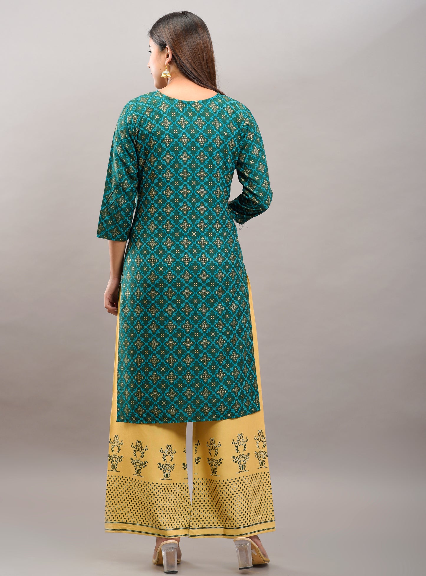 Printed Rayon viscose kurta pant set (prints)