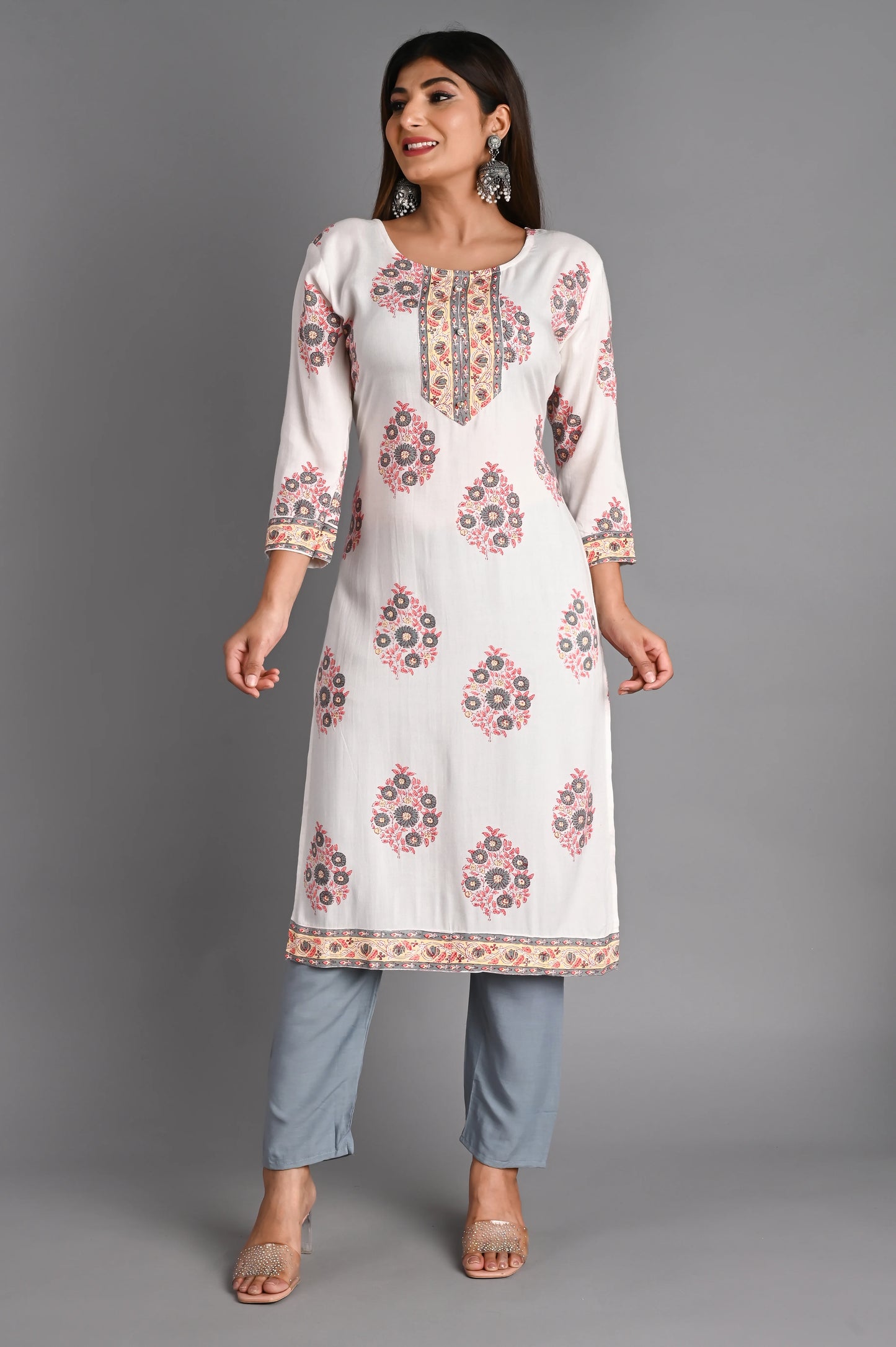 Cotton Muslin Kurta PantDupatta Set
