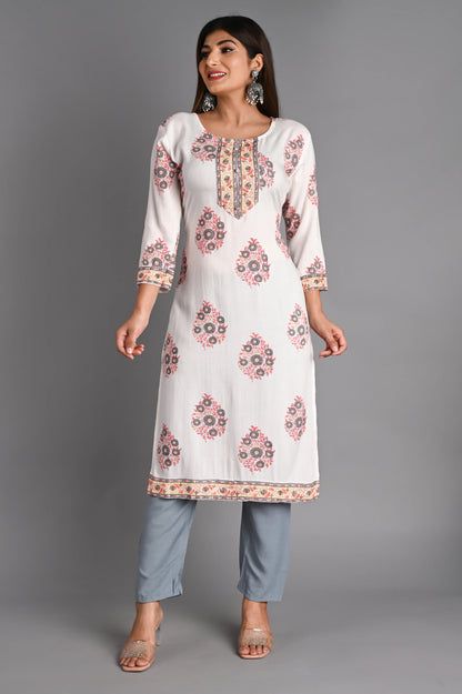 Cotton Muslin Kurta PantDupatta Set
