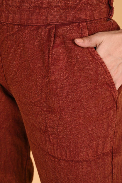 DENIM COTTON PANTS