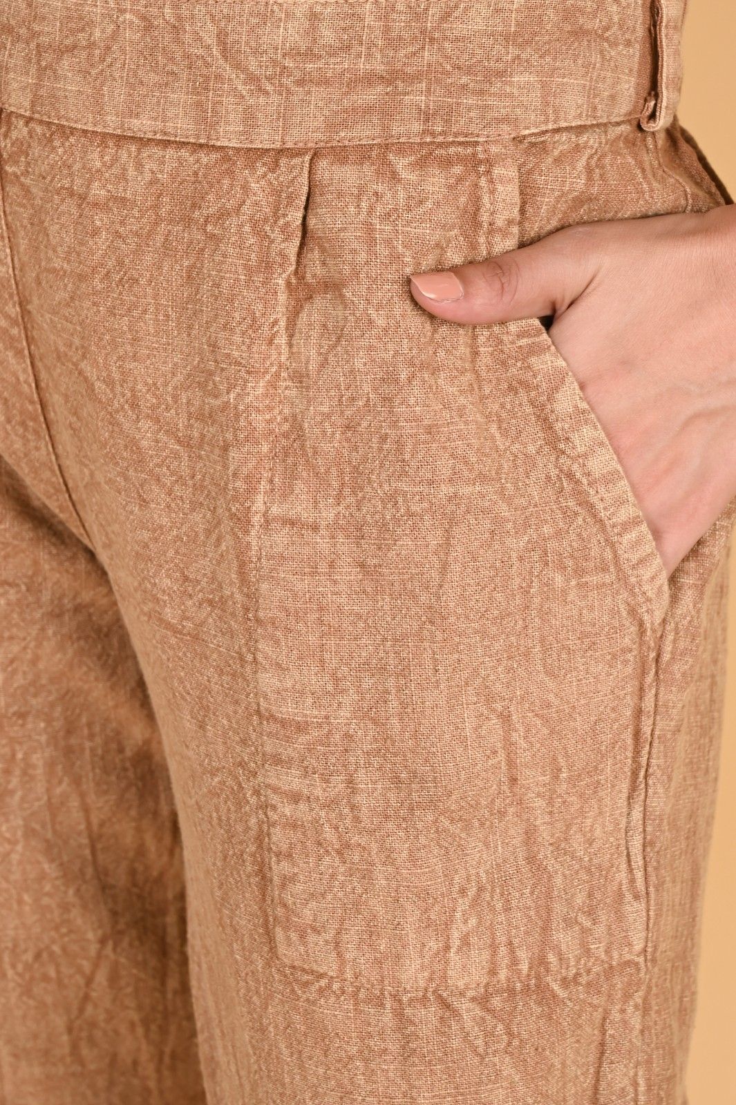 DENIM COTTON PANTS